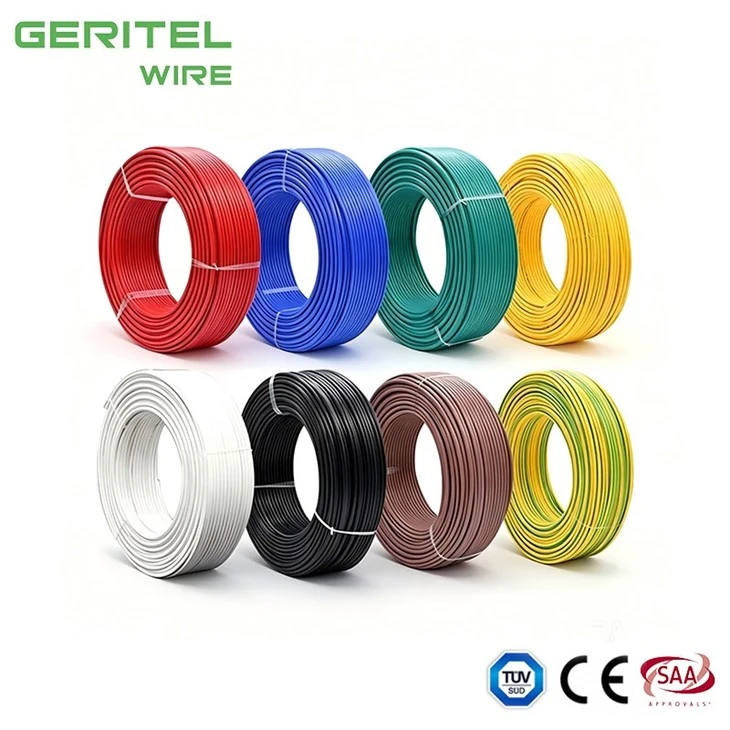 6 Mm² H07V-K Motor Control Panel Wire For Starter And Auxiliary Circuits factory