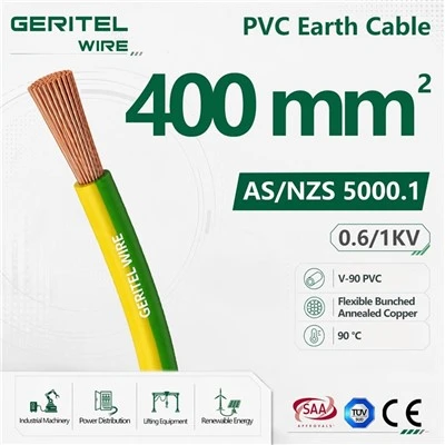 מוליך הארקה גמיש 400 מ"מ 600/1000V V90